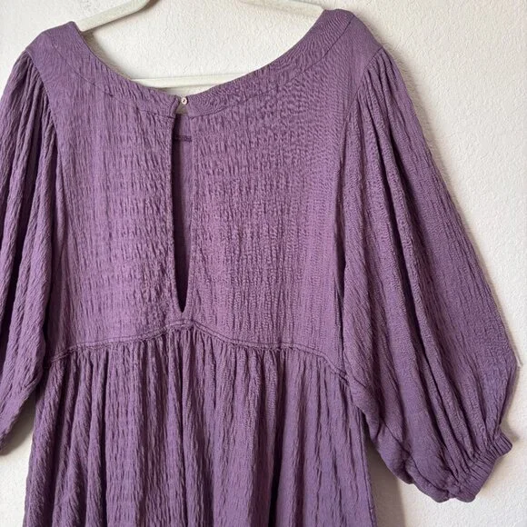 Free People Beach Boho Gauzy Get Obsessed Babydoll Dress - Picture 12 of 13